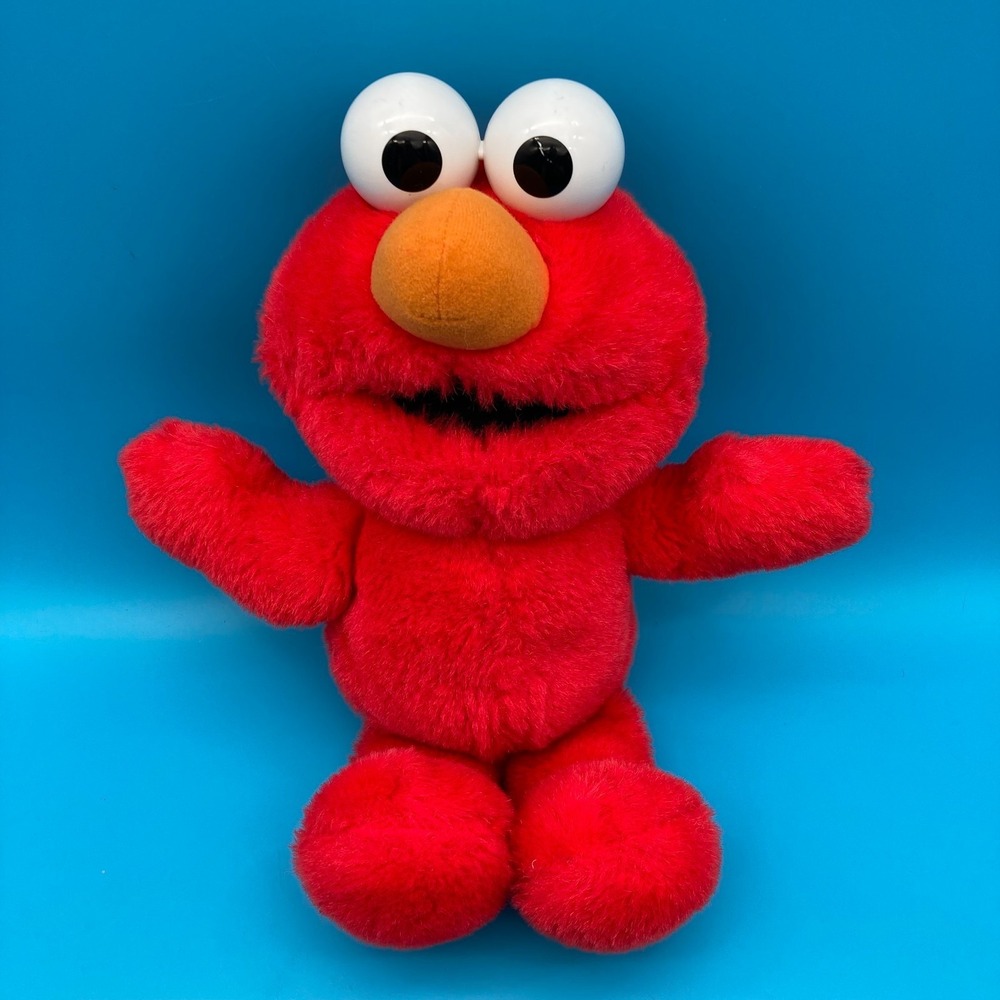 Vintage 1997 Tyco Tickle Me Elmo Sesame Street Talking Plush Tested 16 Inch